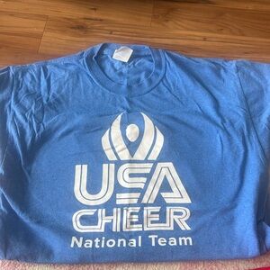 Blue USA Cheer National Team T-Shirt